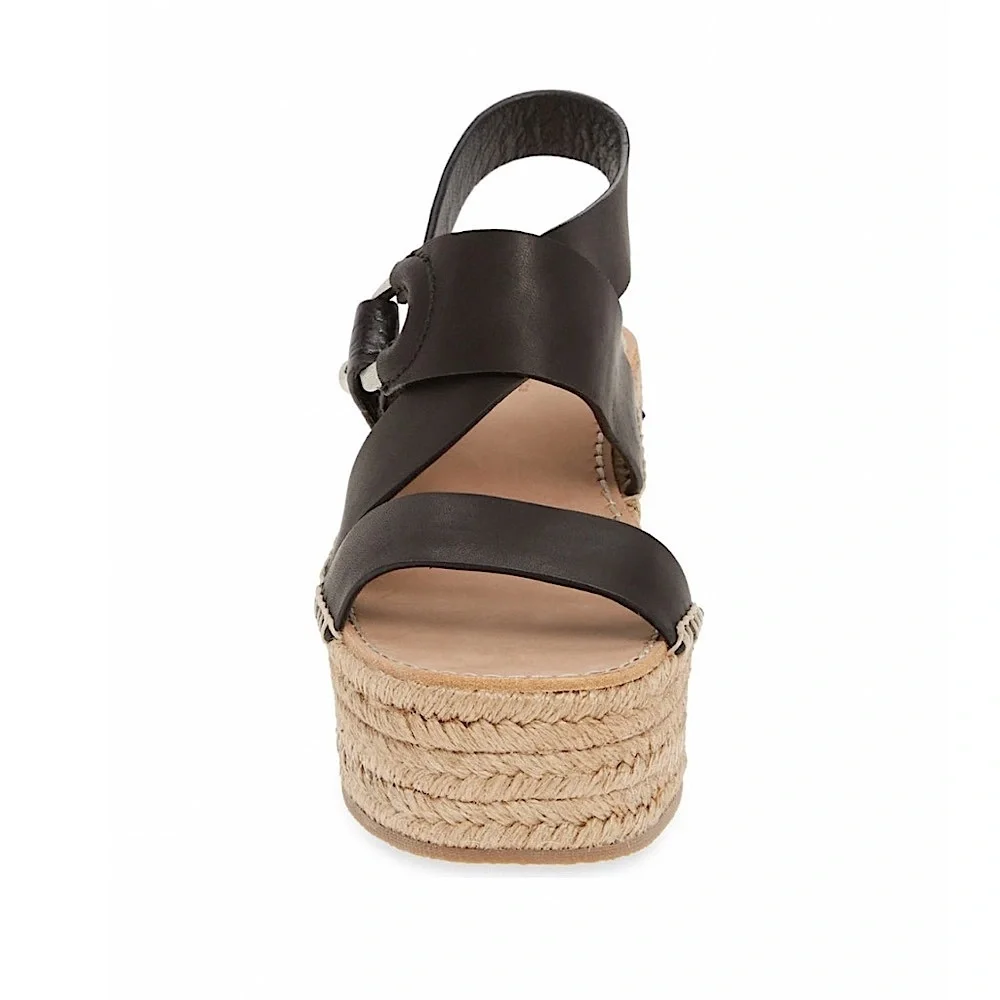 Rag & Bone | August Espadrille‎ Leather Platform Sandal